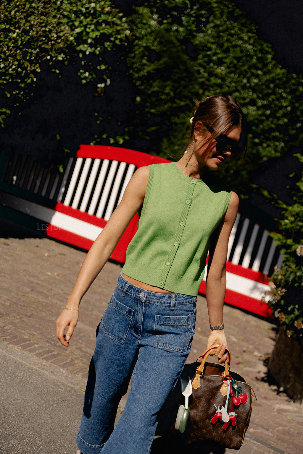 Alisha vest forest green