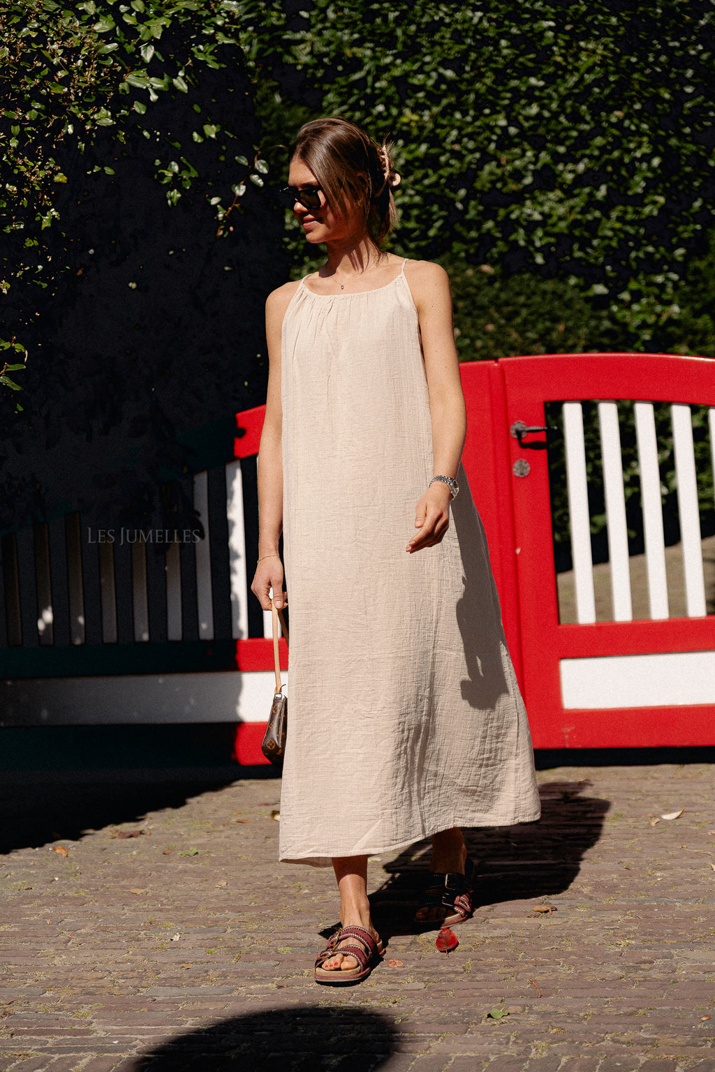 VILania Maxi-Slipkleid in Feather Gray