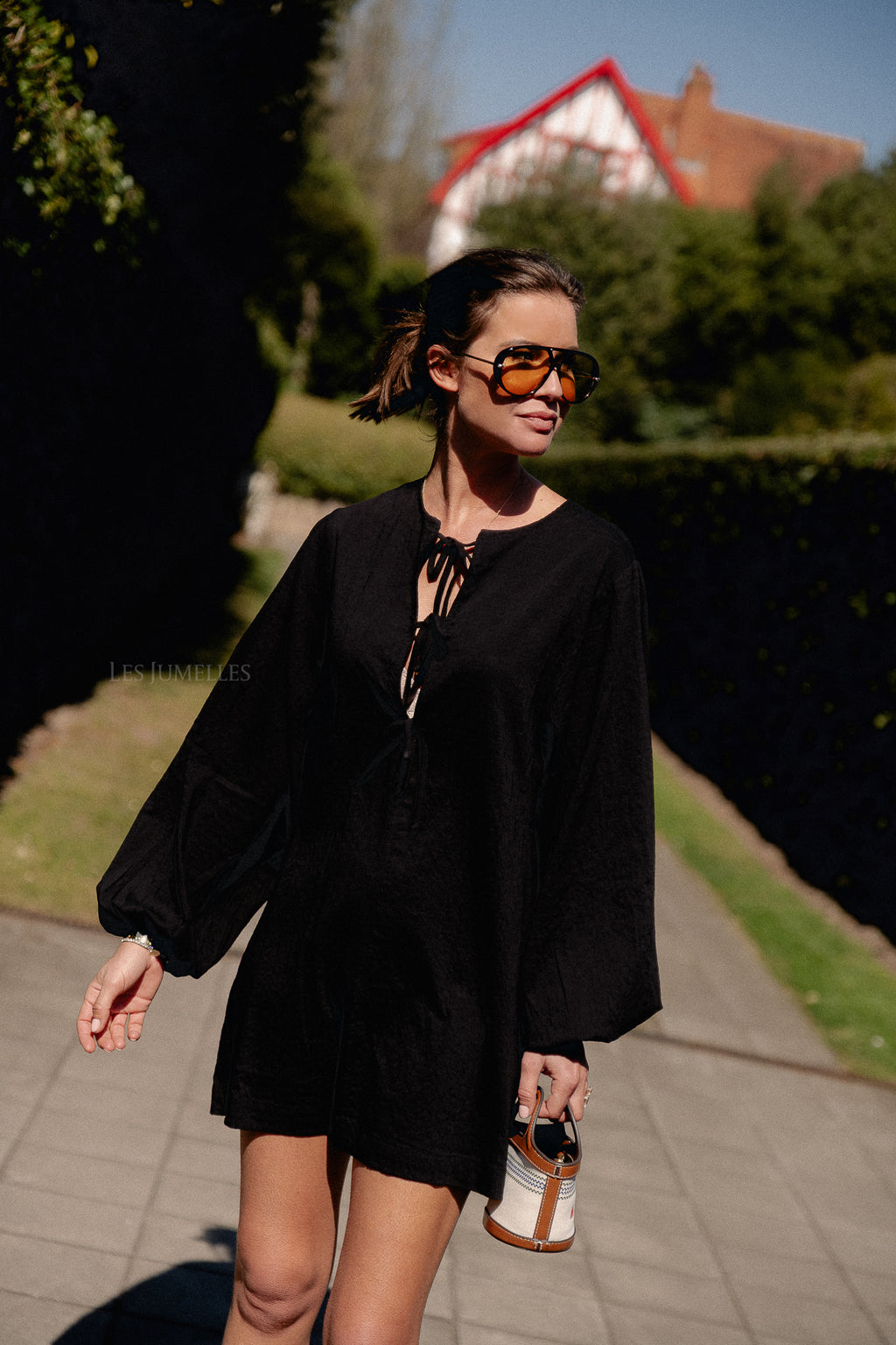 Frances dress black
