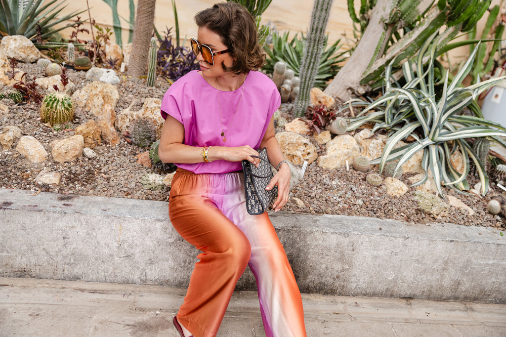 Mirampella viscose pants lilac