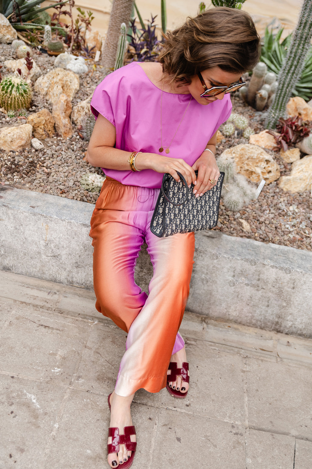 Mirampella viscose pants lilac