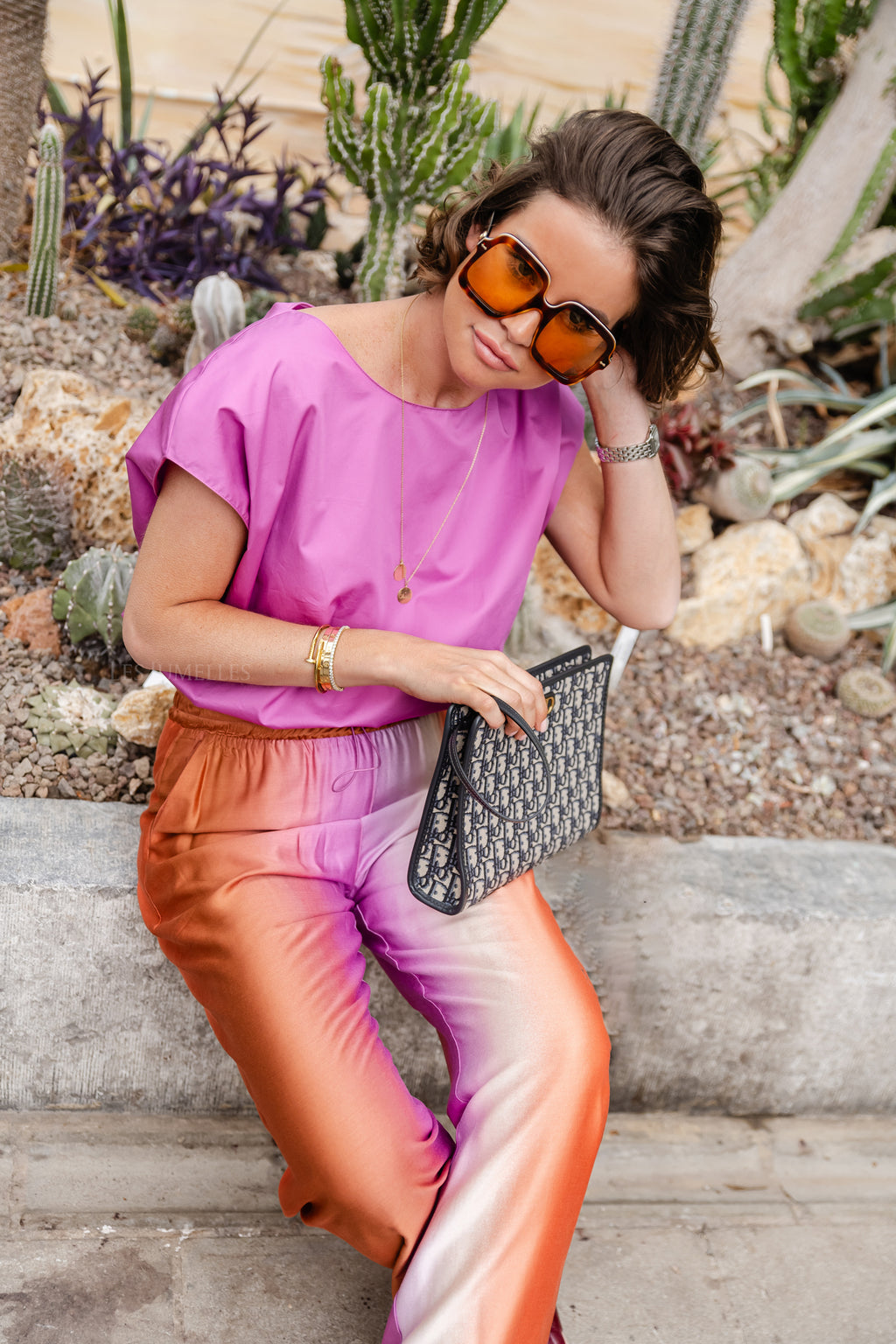 Mirampella viscose pants lilac
