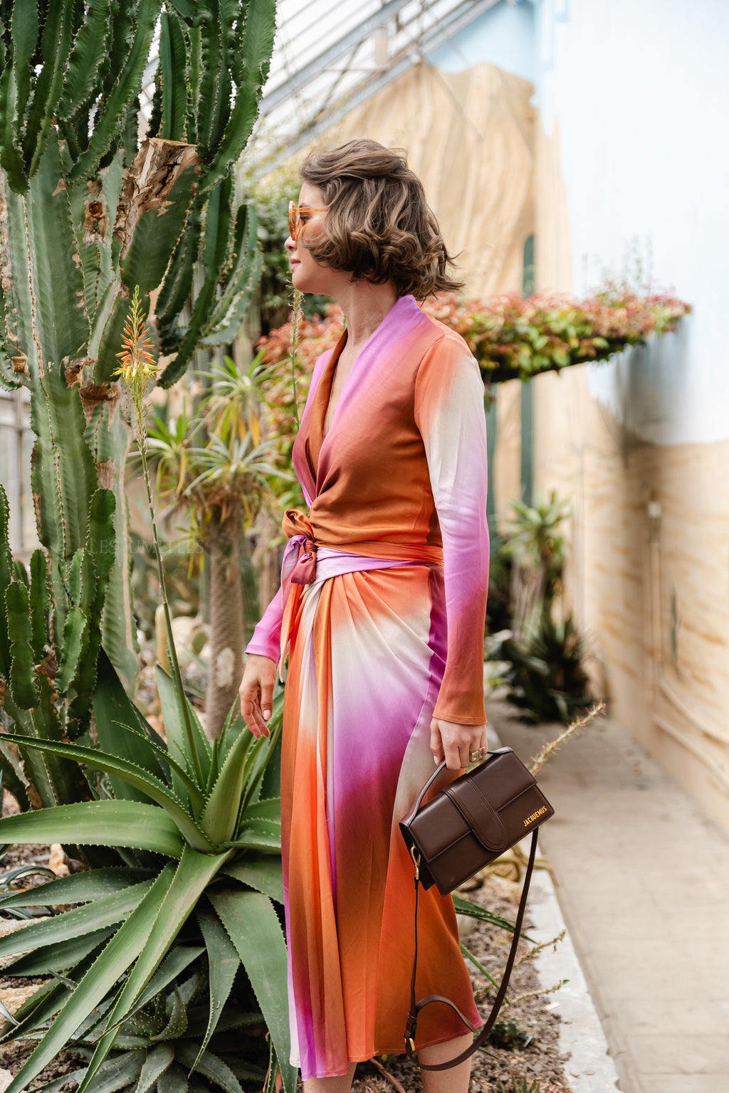 Charlote viscose long dress lilac