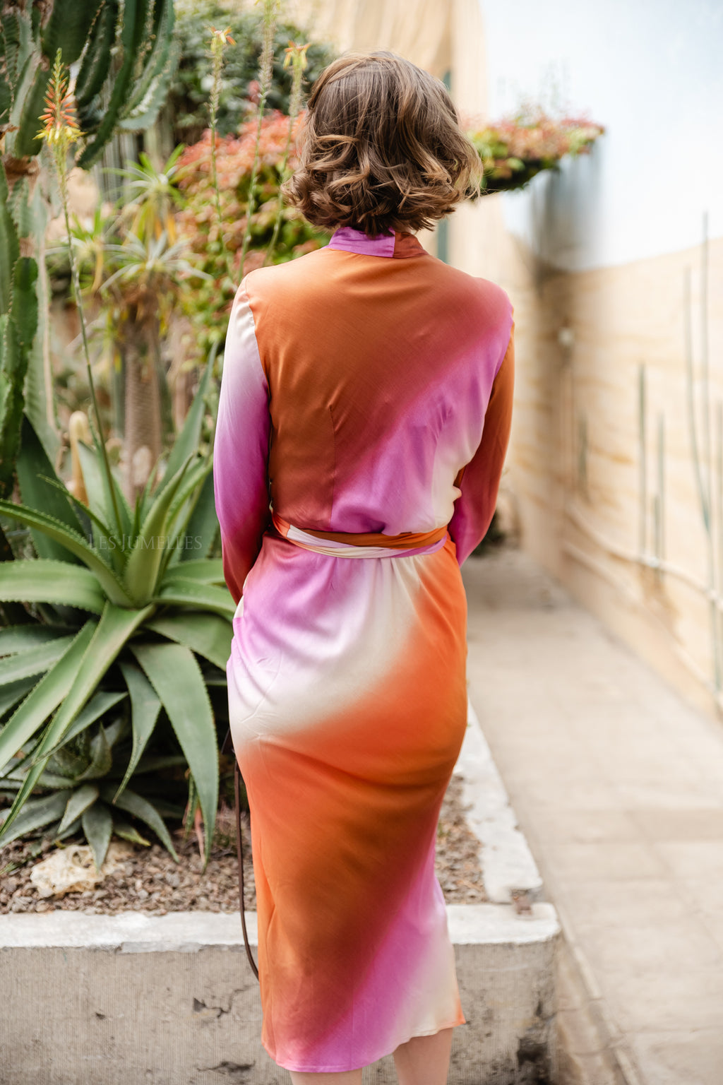 Charlote viscose long dress lilac