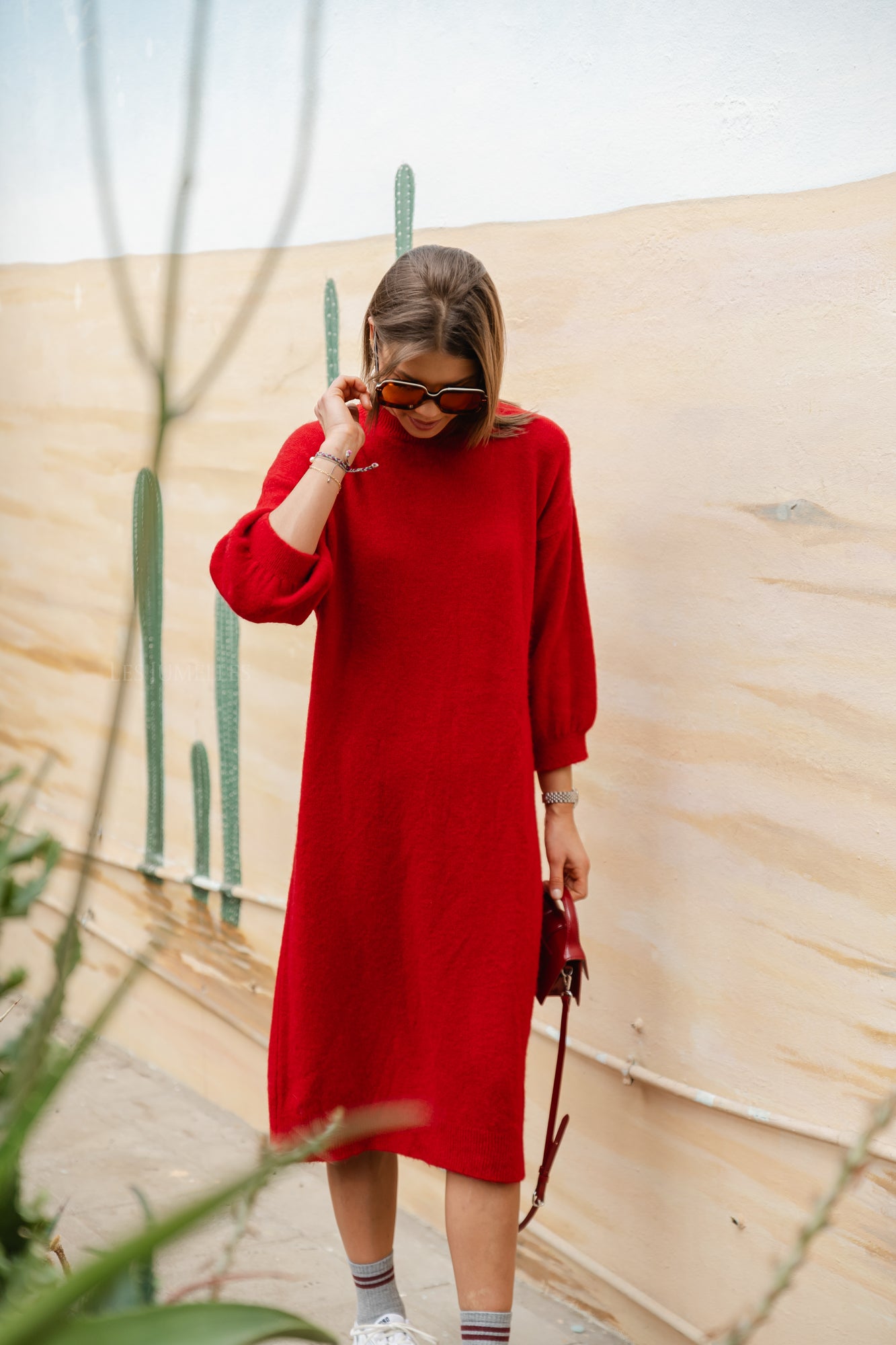 Lea dress red