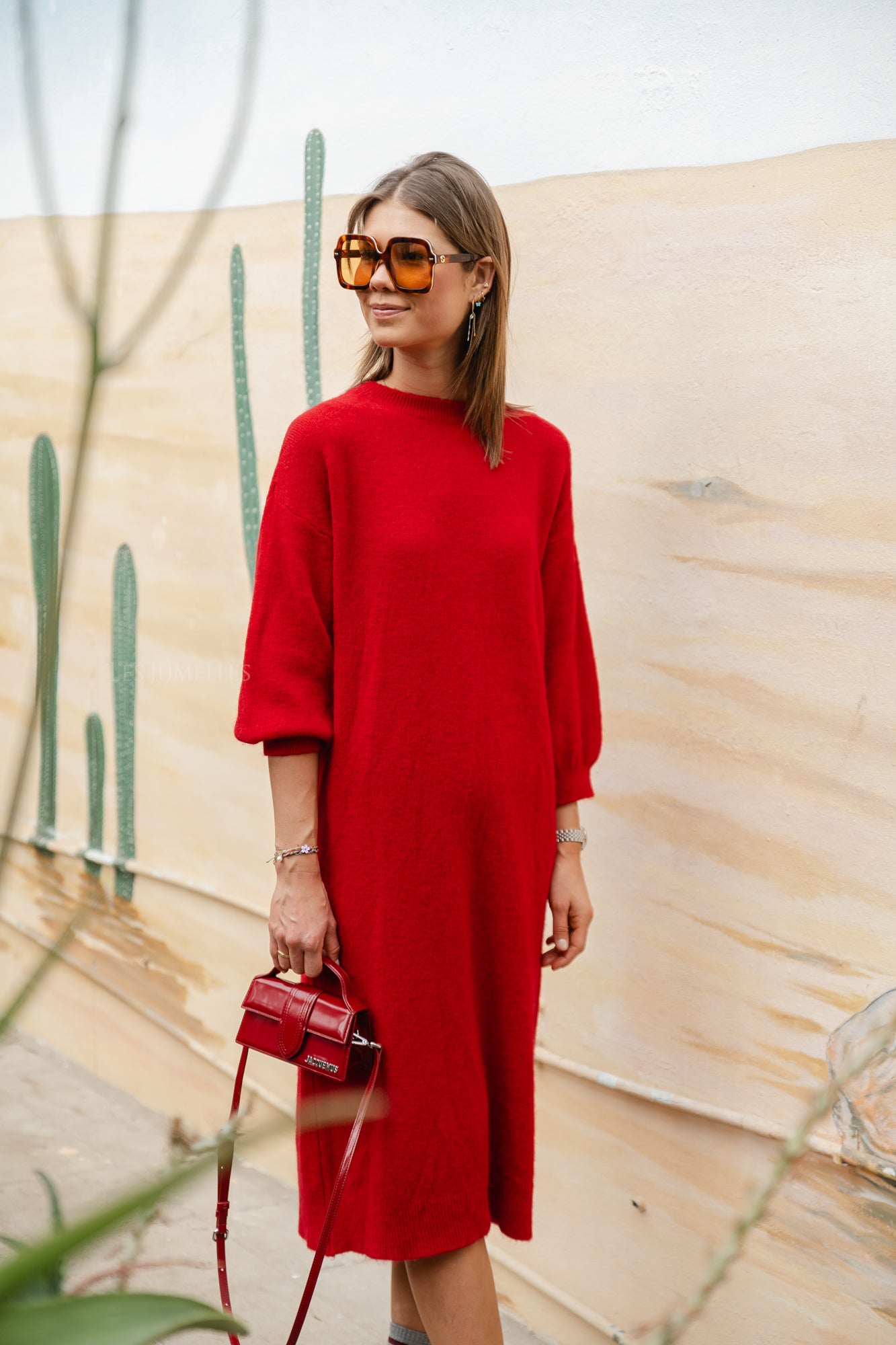 Lea dress red