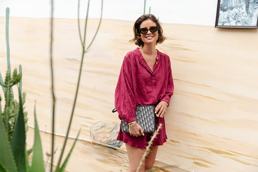Blair top terracotta