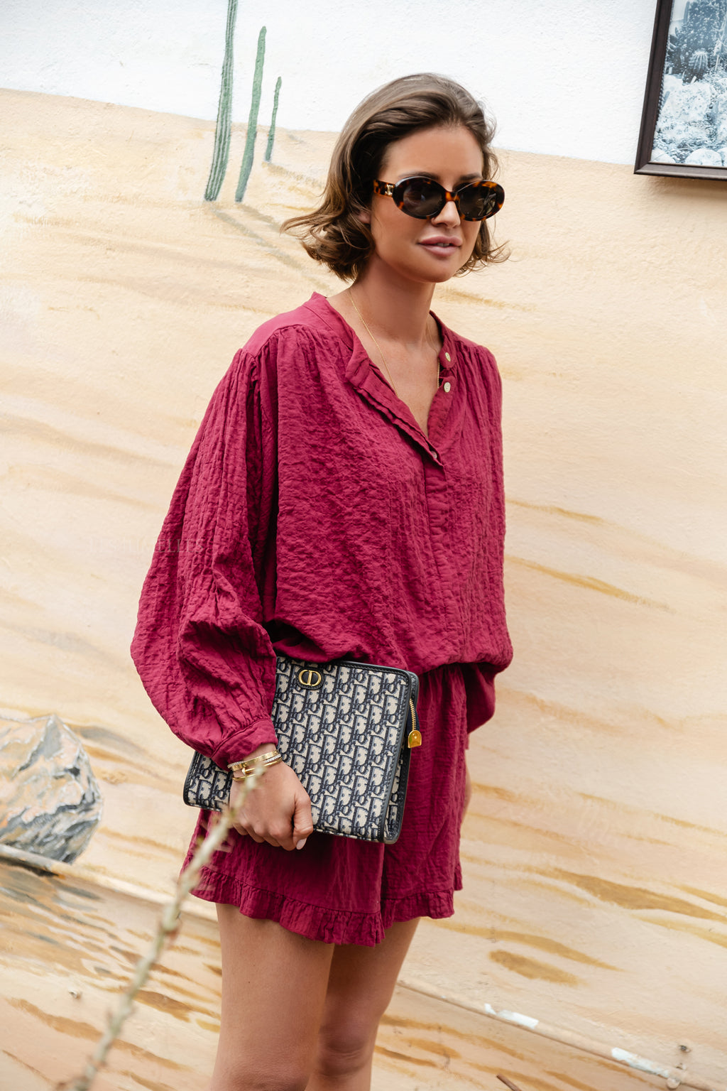 Blair top terracotta