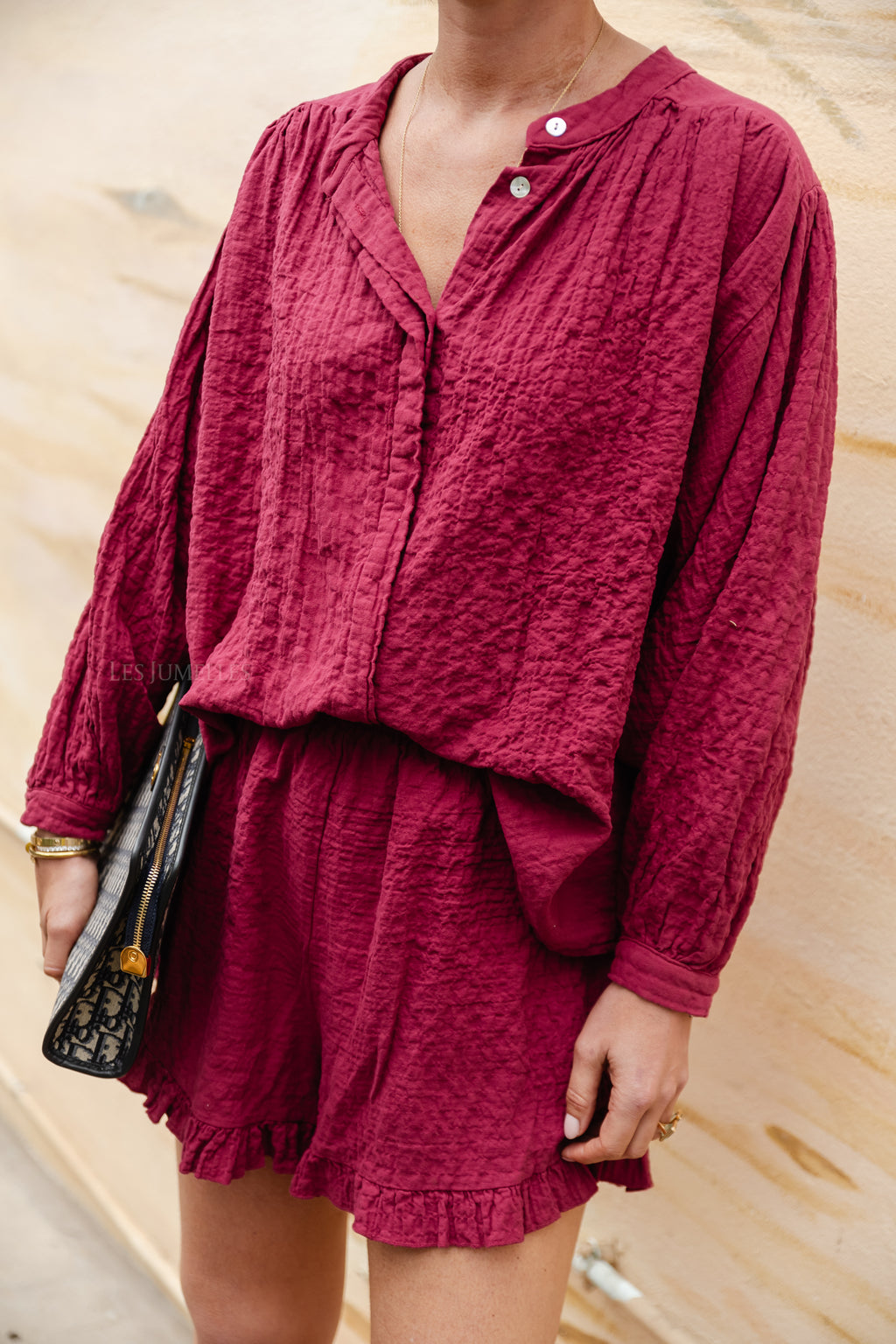 Blair top terracotta