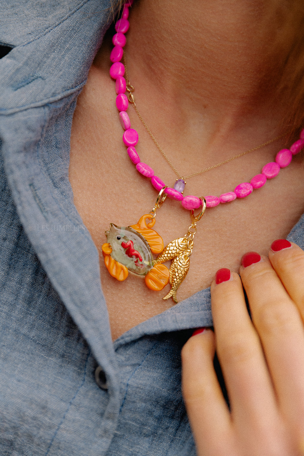Maisie pendant gold