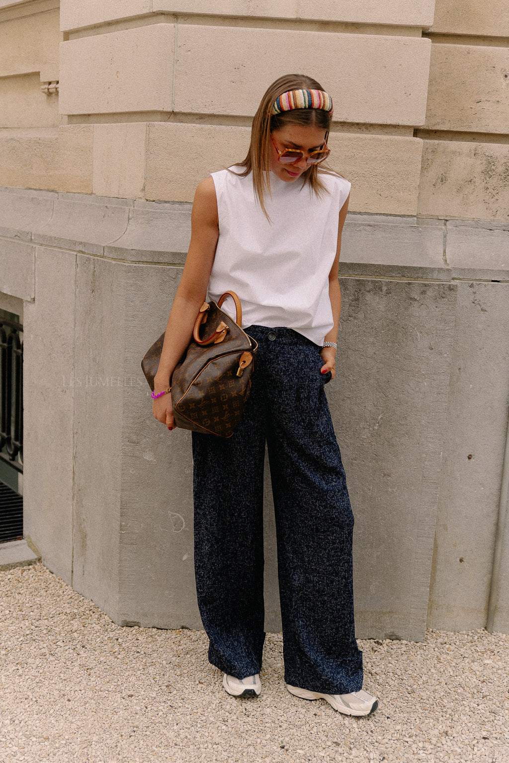 VIMie HW pants navy
