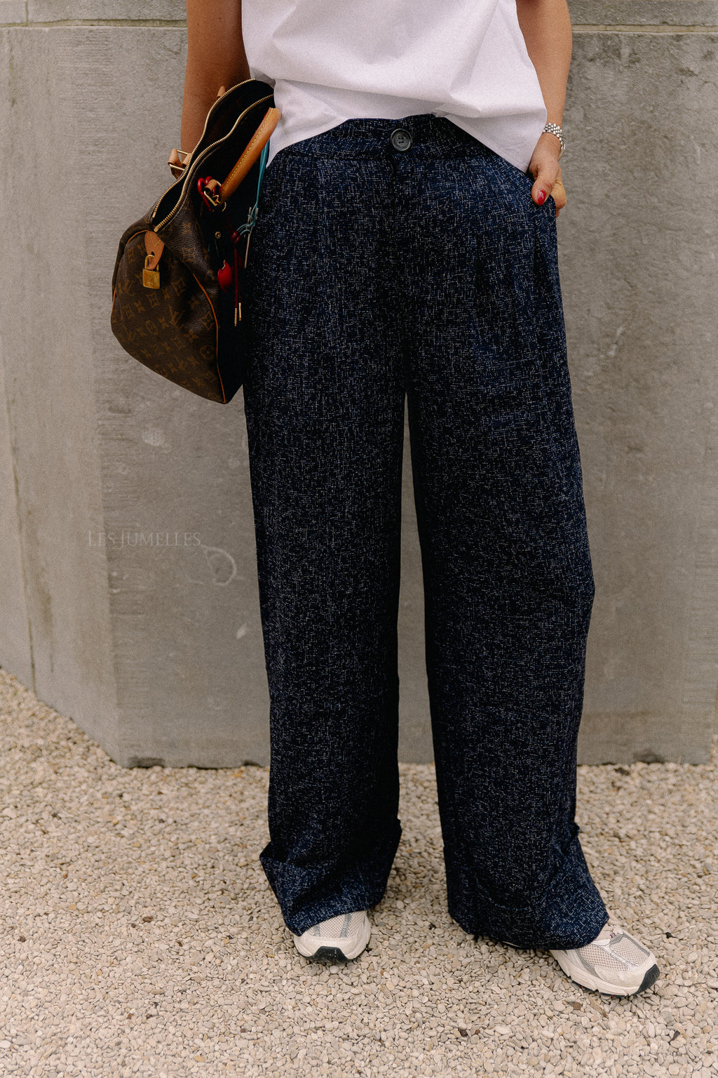 VIMie HW pants navy