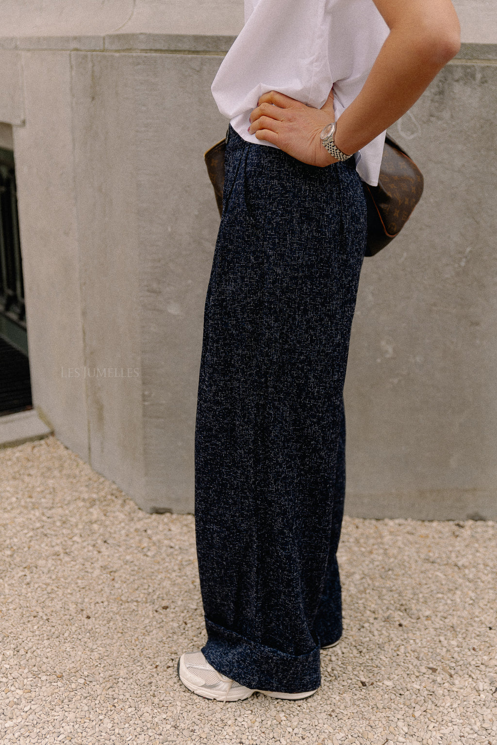 VIMie HW pants navy