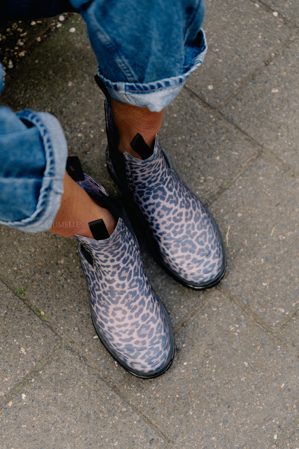JodieSW rubber boots light brown leopard