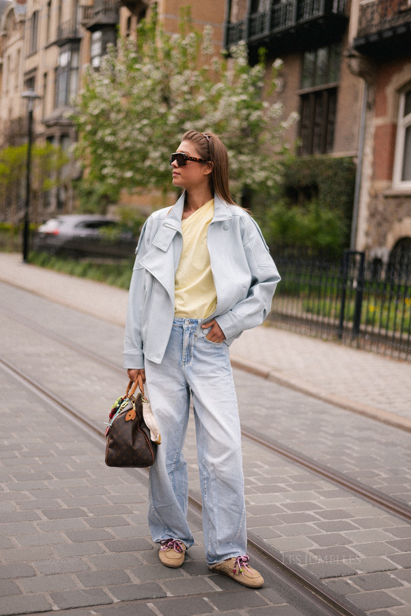 Anan jacket celestial blue