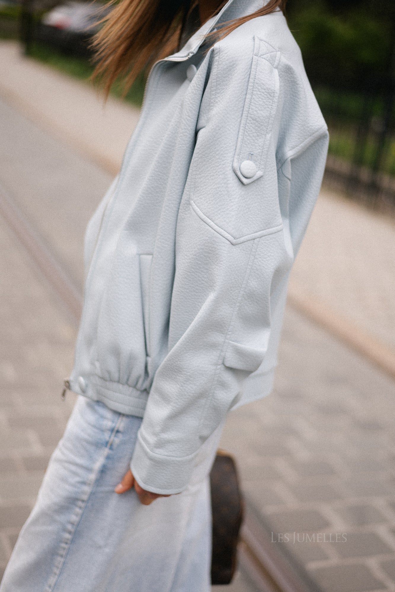 Anan jacket celestial blue