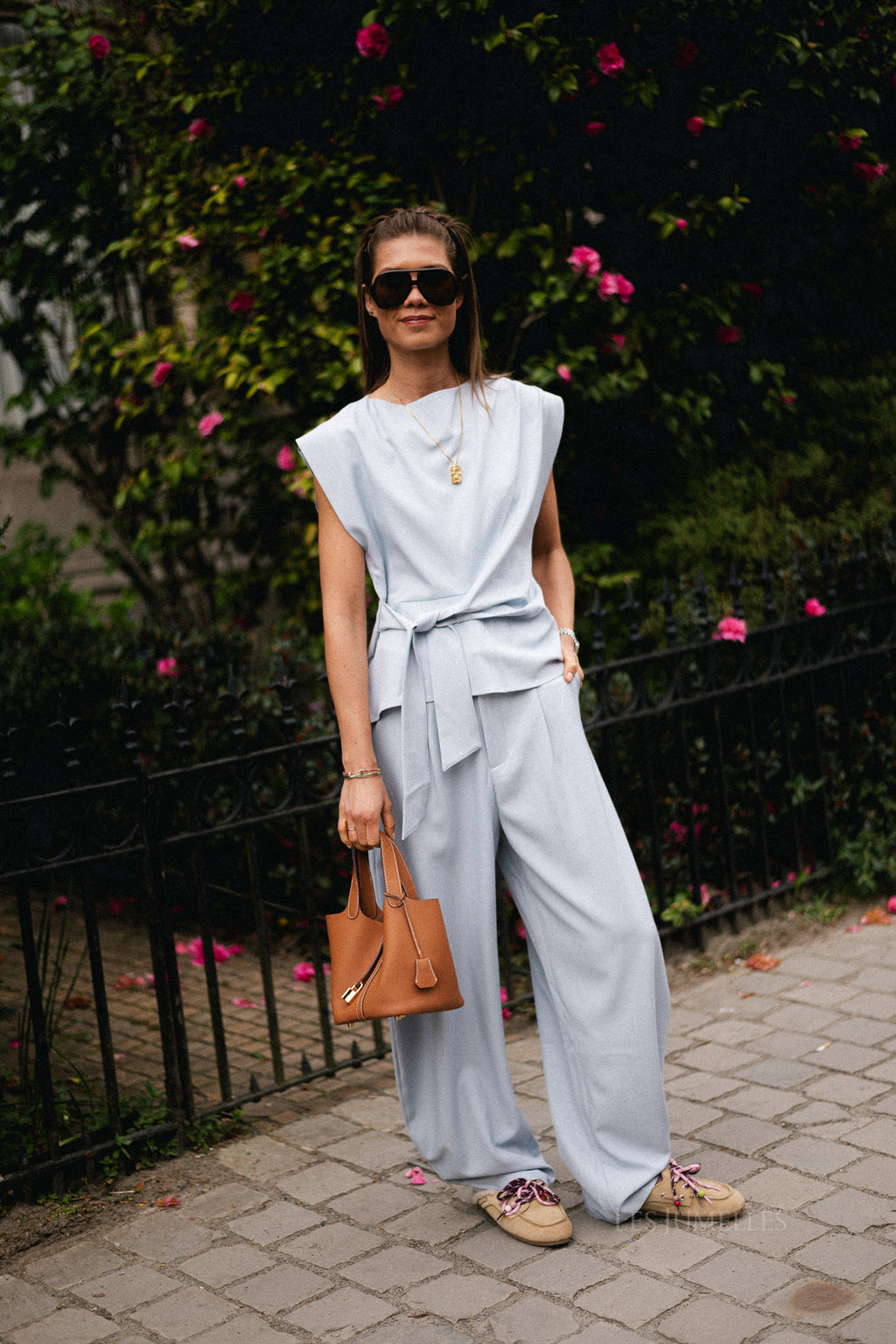 Nina pants sky blue