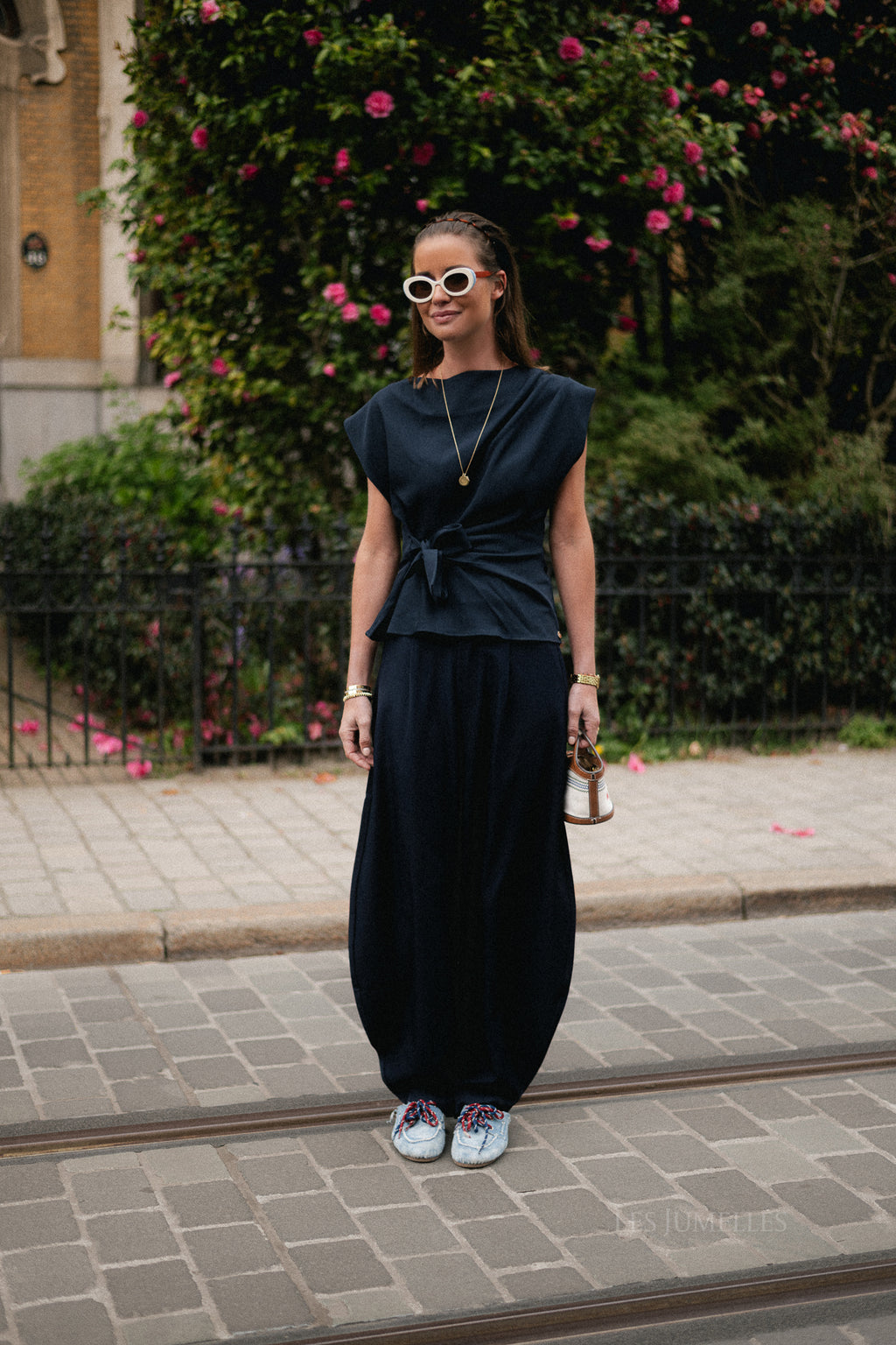 Nina broek marineblauw