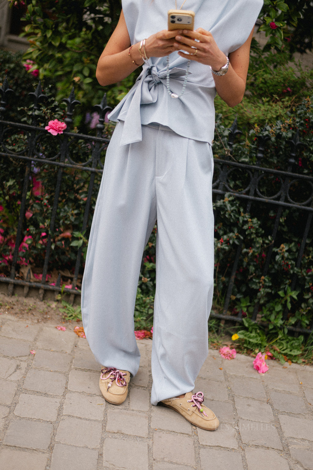 Nina pants sky blue