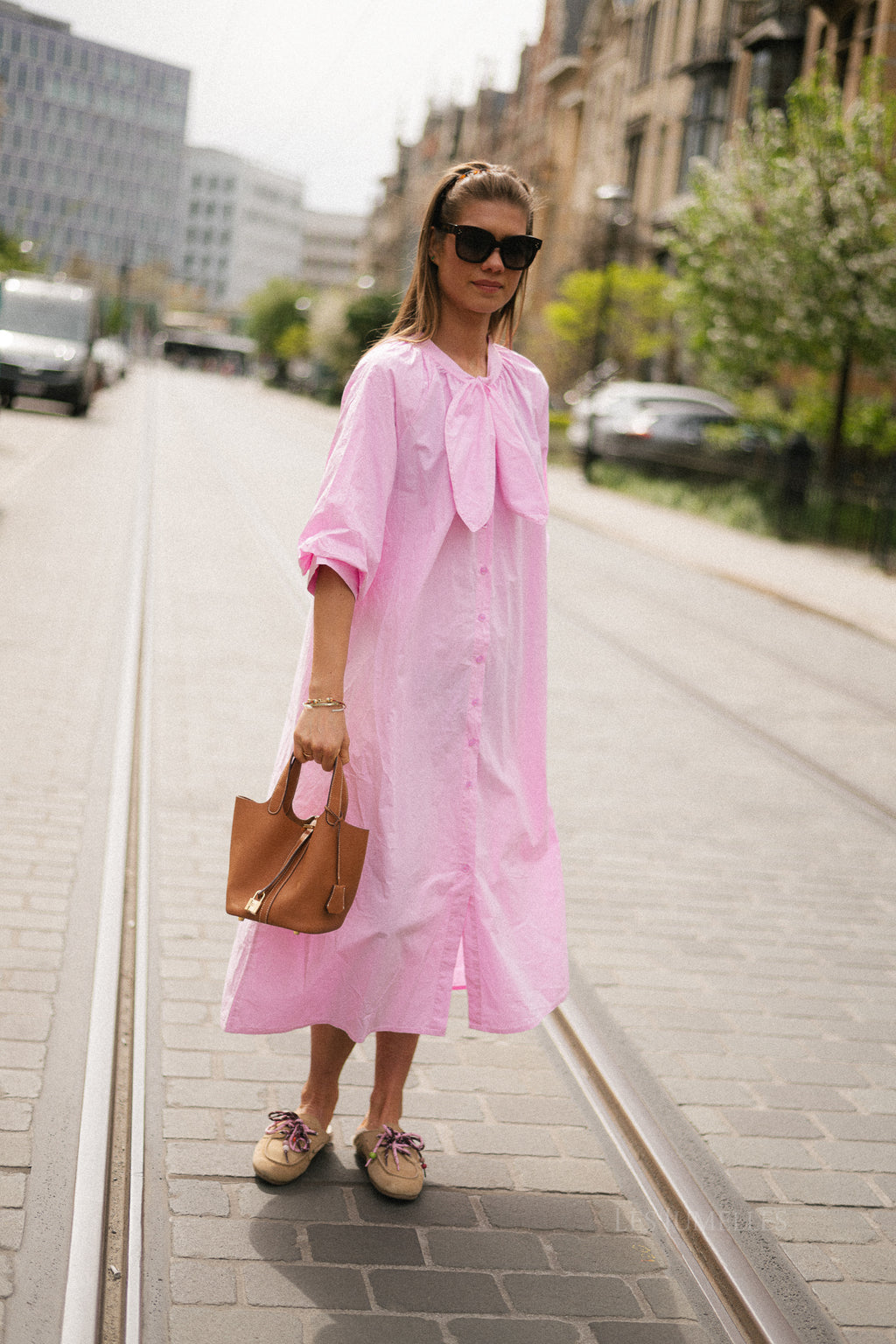 Elsie maxi dress pink