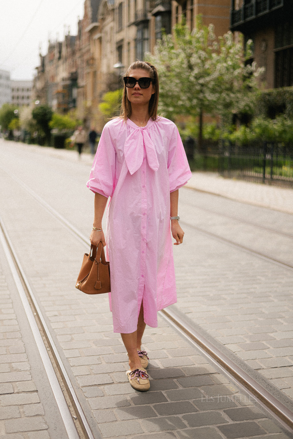Elsie maxi dress pink