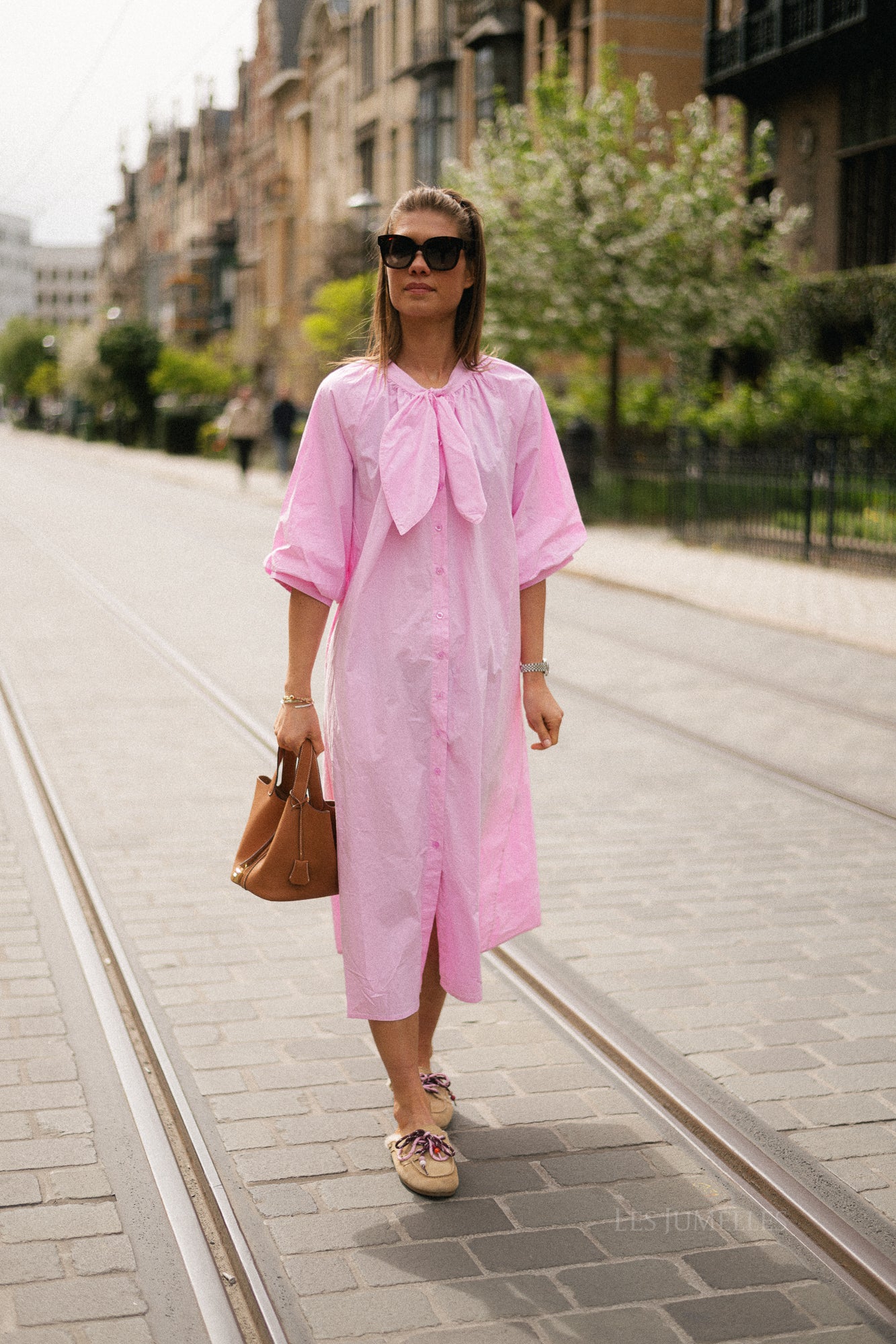 Elsie maxi dress pink