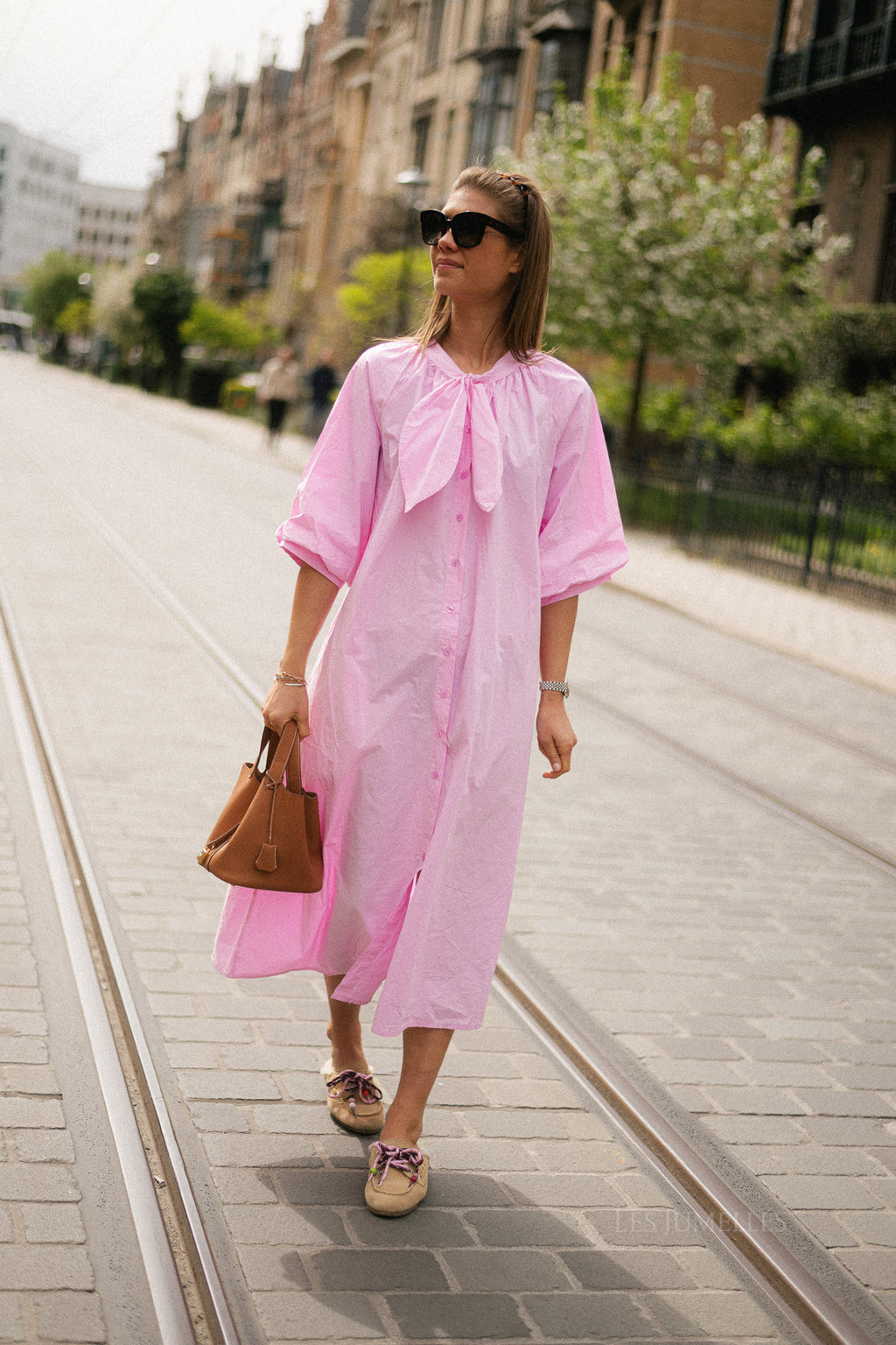 Elsie maxi dress pink