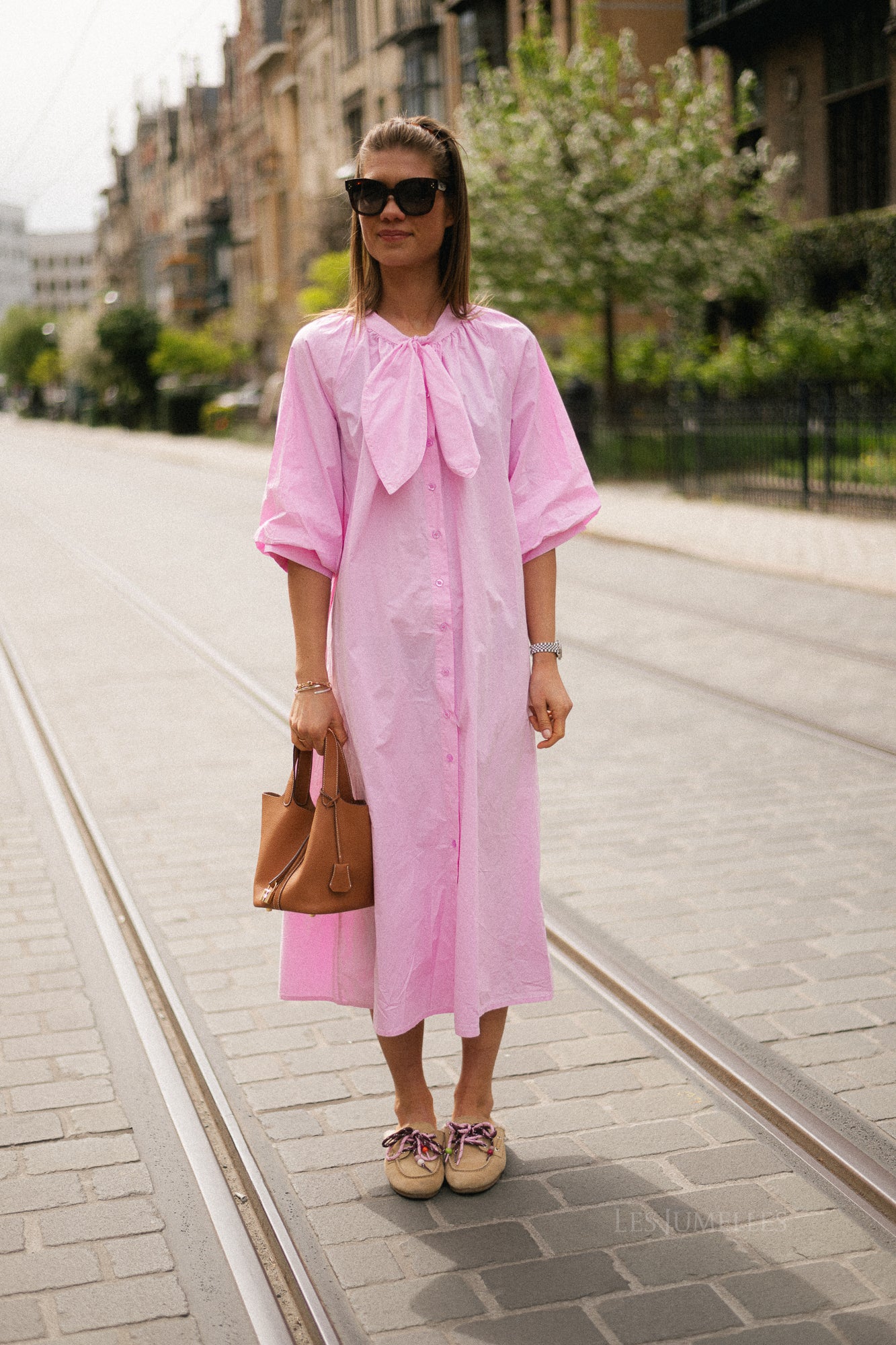 Elsie maxi dress pink