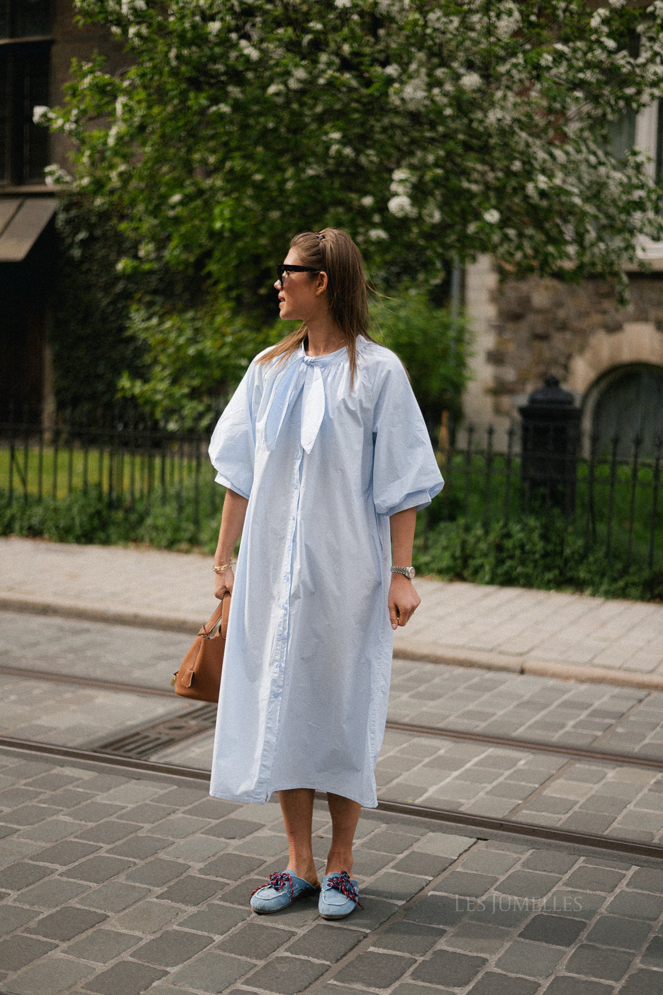 Elsie maxi dress baby blue