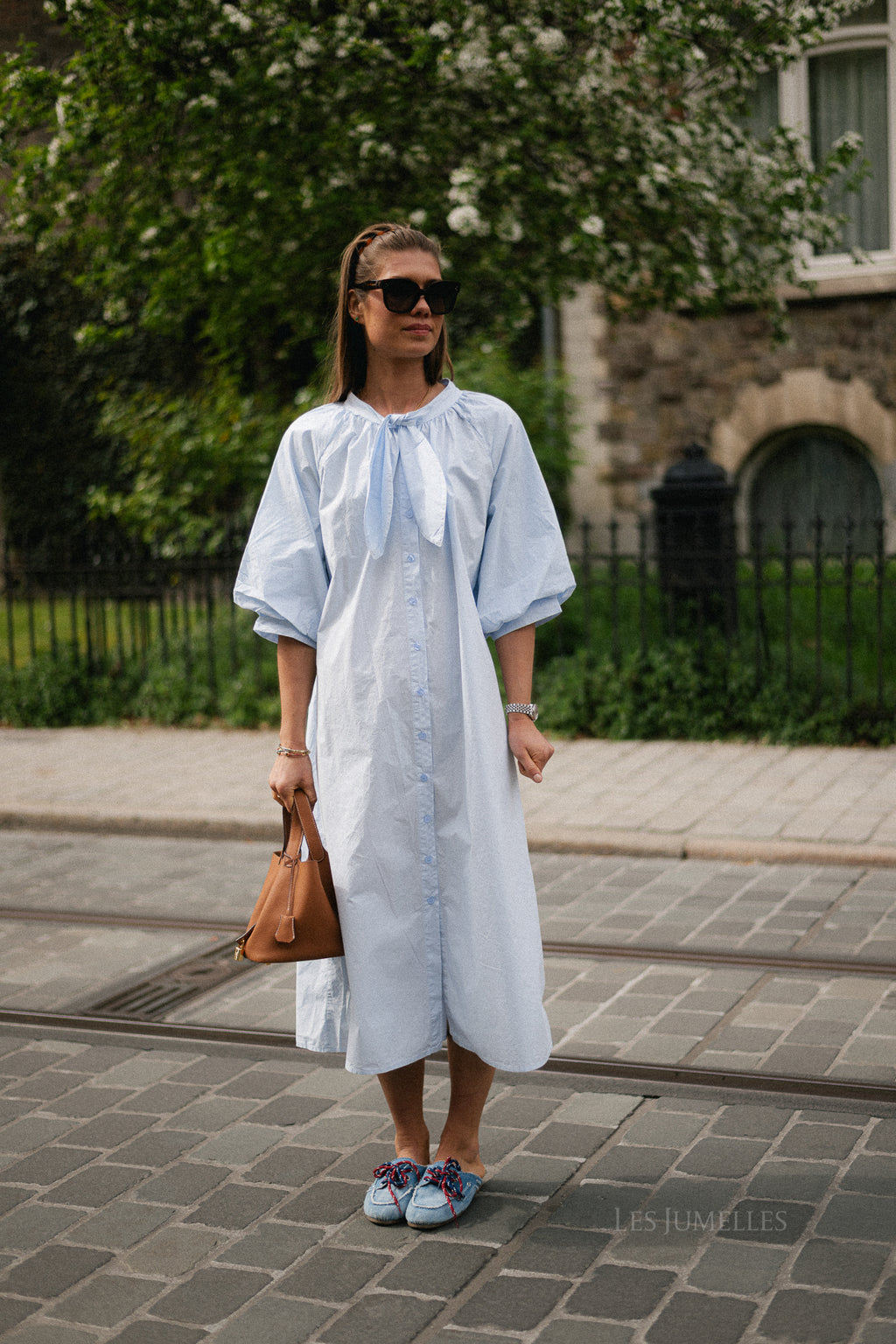 Elsie maxi dress baby blue