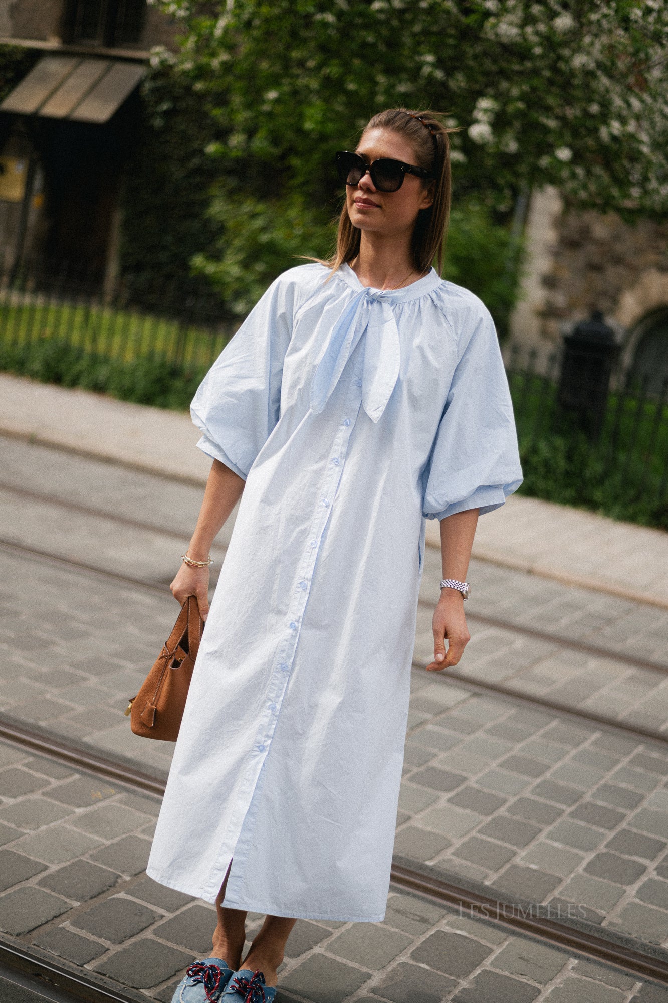 Elsie maxi dress baby blue