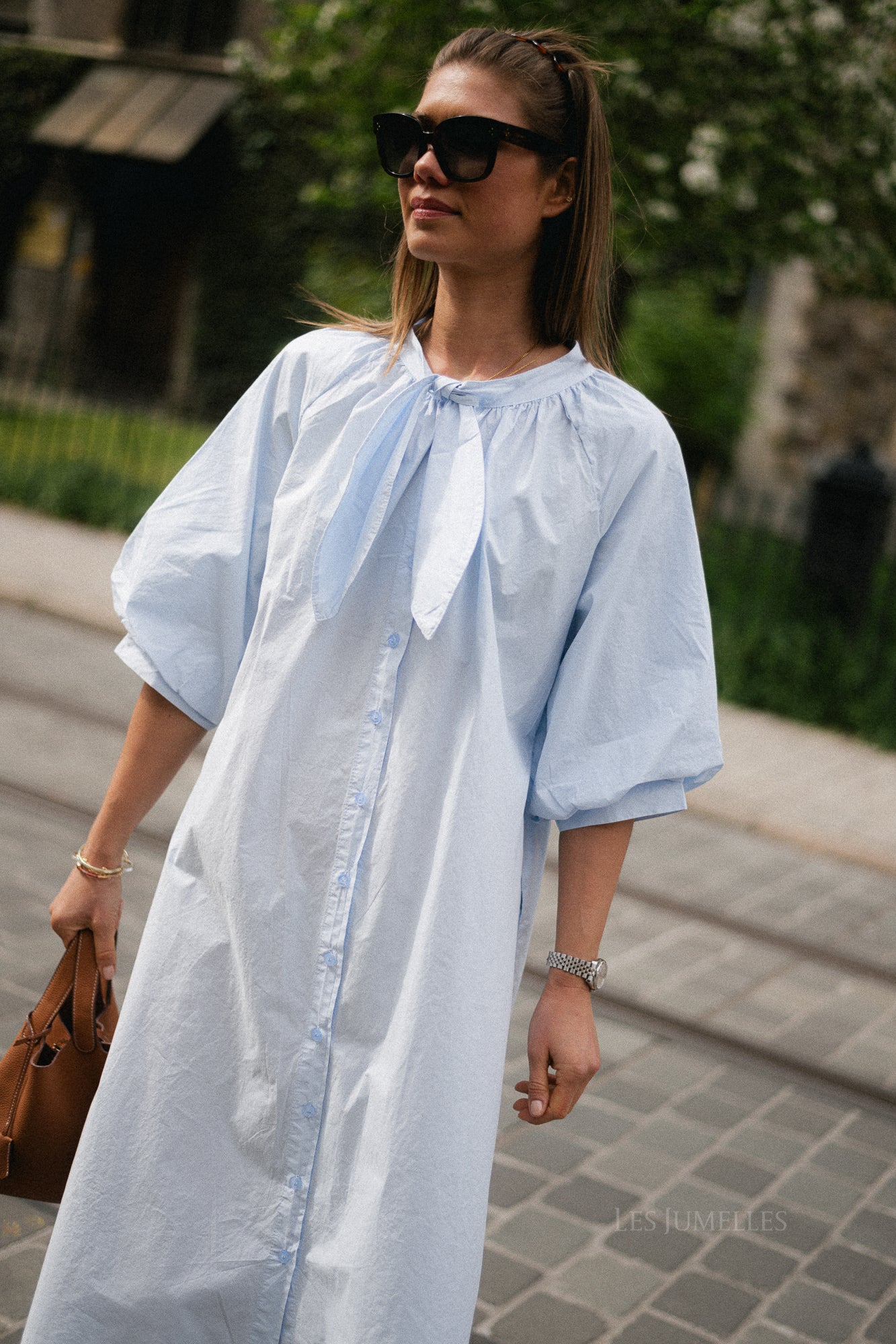 Elsie maxi dress baby blue