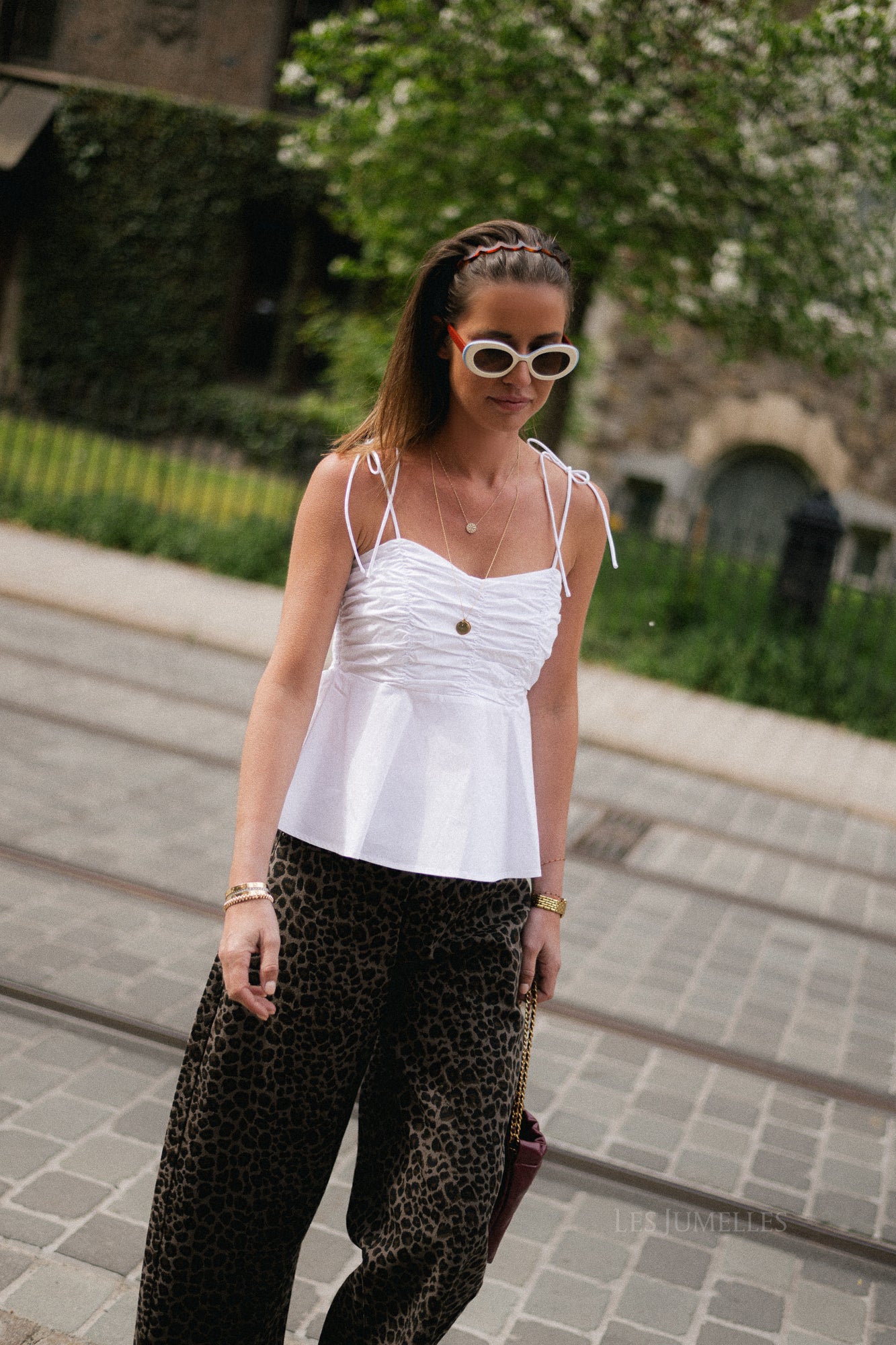 SLFDelia strap top bright white