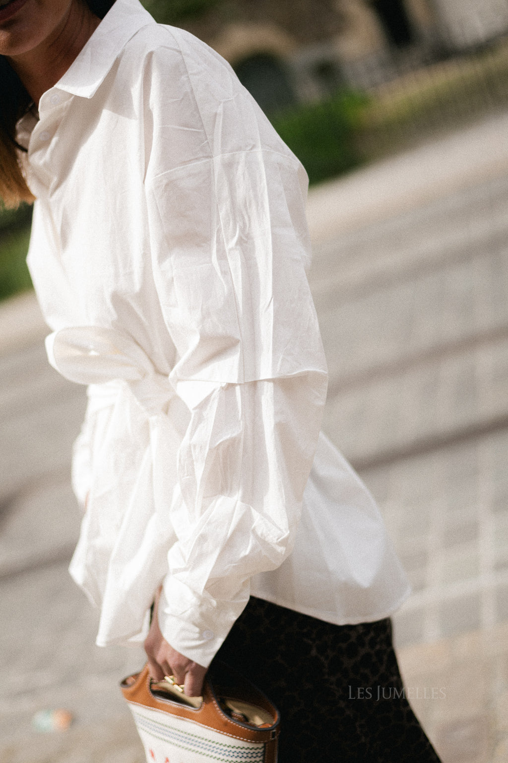 Alix tied blouse white