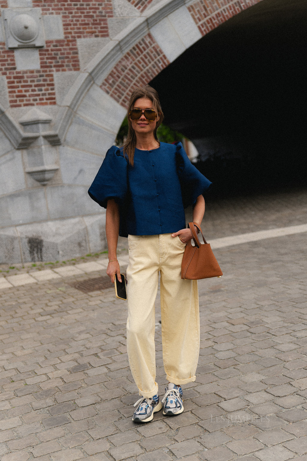 Charlotte blouse navy