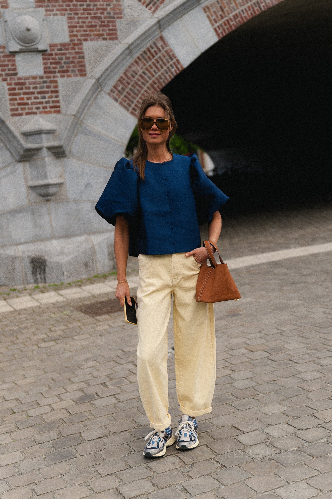 Charlotte blouse navy