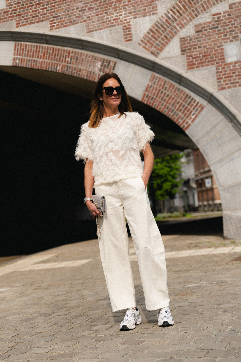 Lauren barrel fit jeans cream