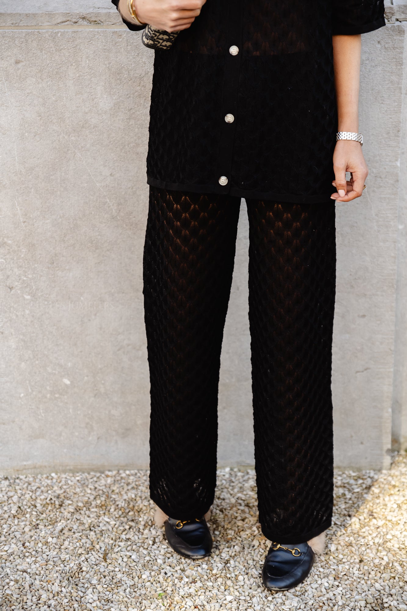 Alissa knitted pants black