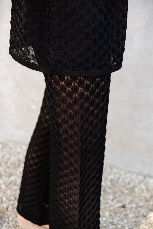Les Jumelles Alissa knitted pants black