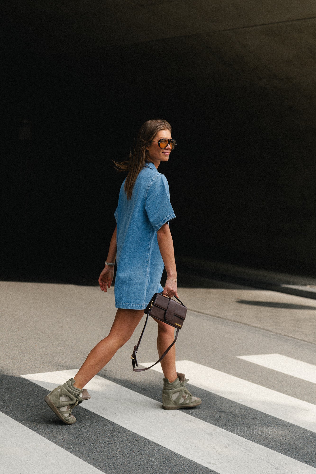Asta denim dress light blue