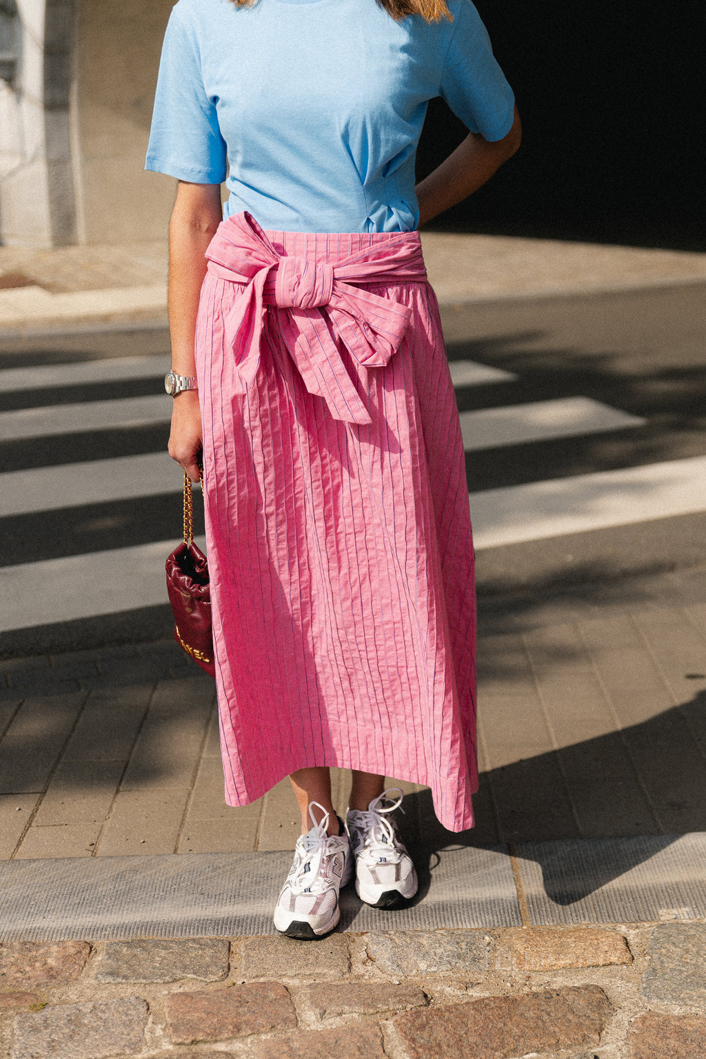 YASMellow HW long skirt rose violet