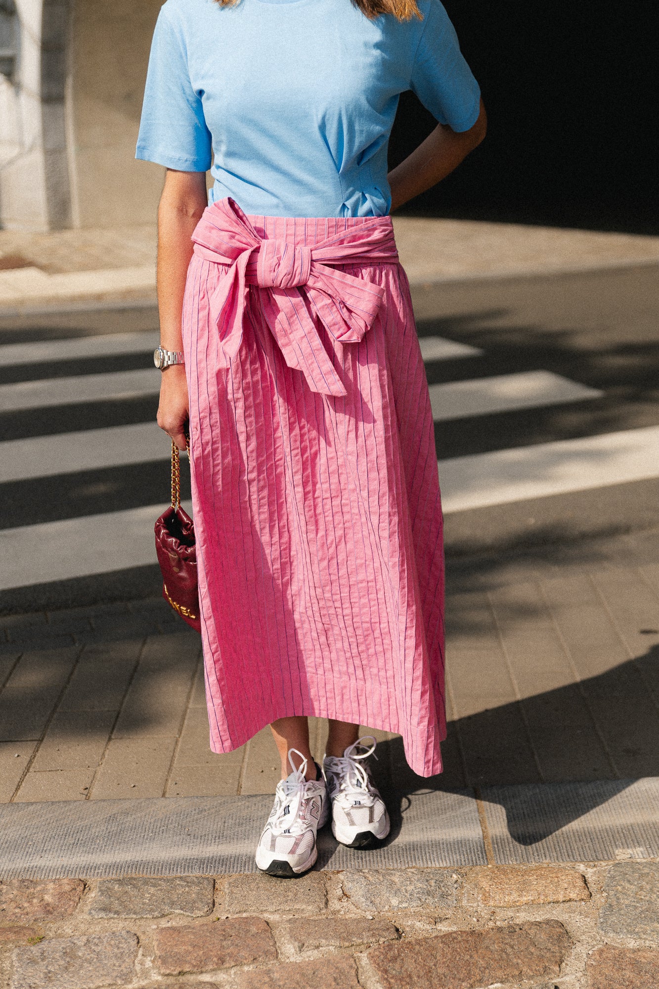 YASMellow HW long skirt rose violet