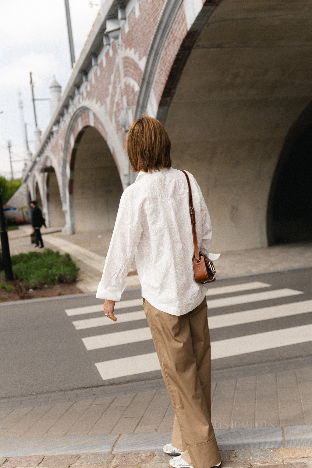 ROUEmma LS oversized shirt cloud dancer