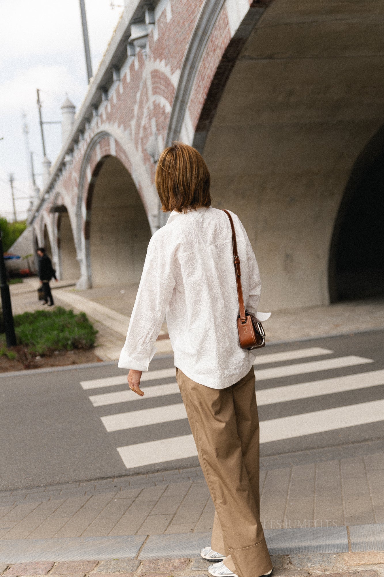 ROUEmma LS oversized shirt cloud dancer