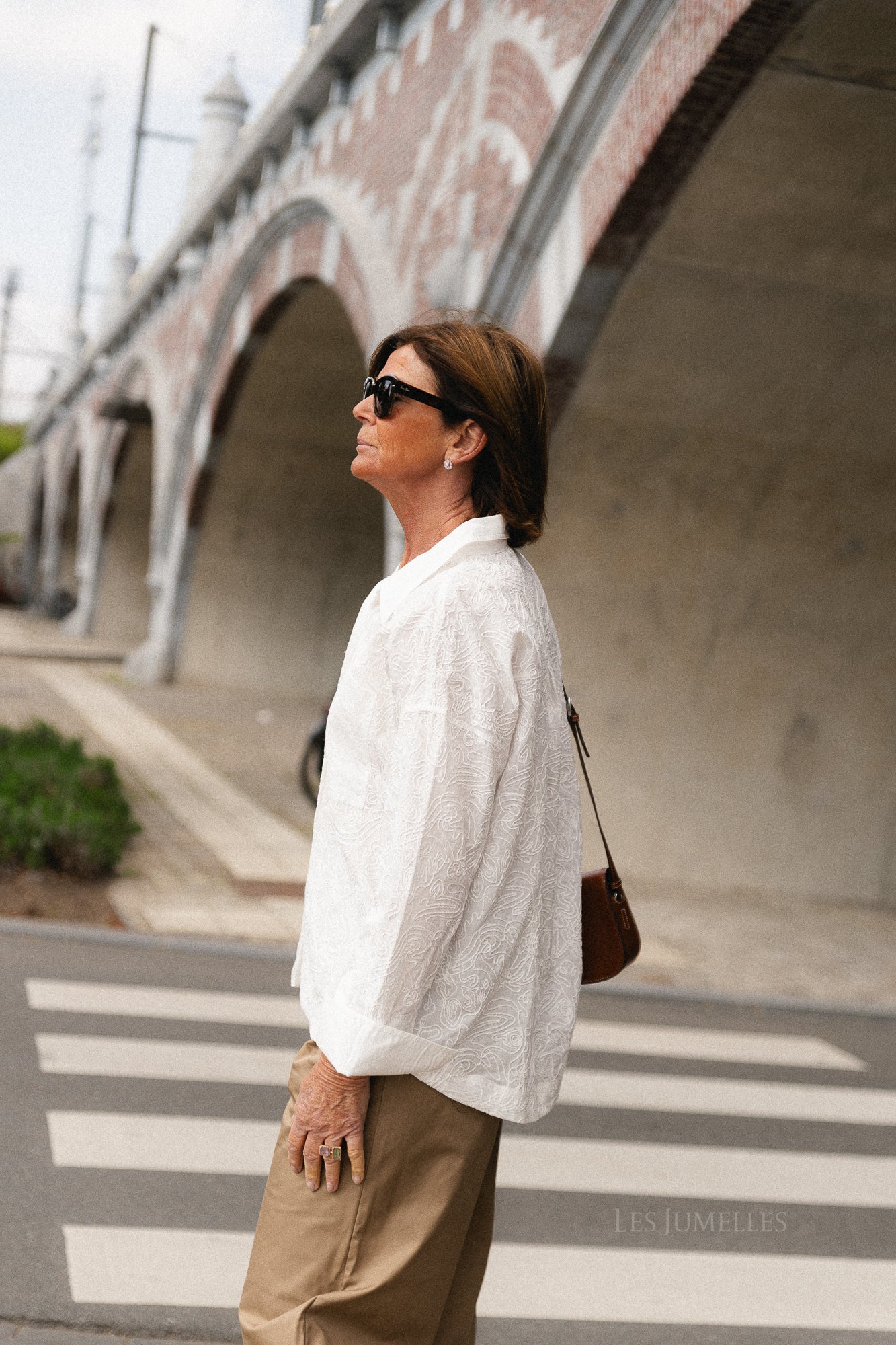 ROUEmma LS oversized shirt cloud dancer