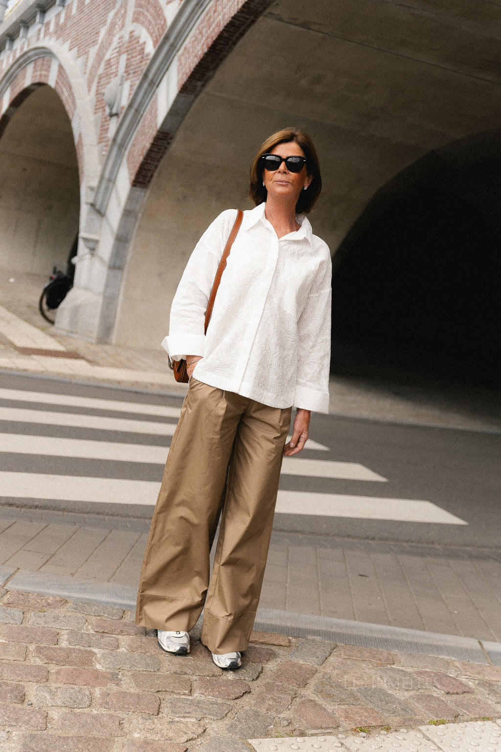 ROUEmma LS oversized shirt cloud dancer