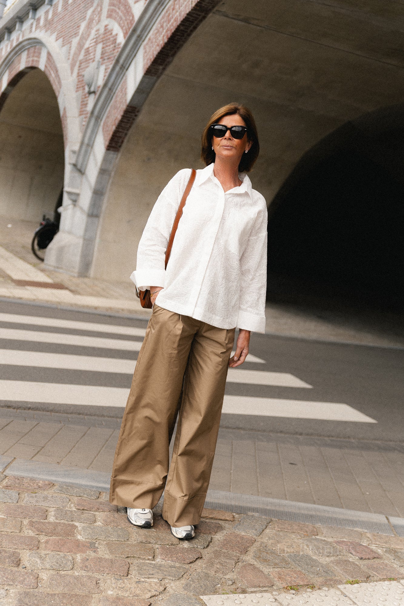ROUEmma LS oversized shirt cloud dancer