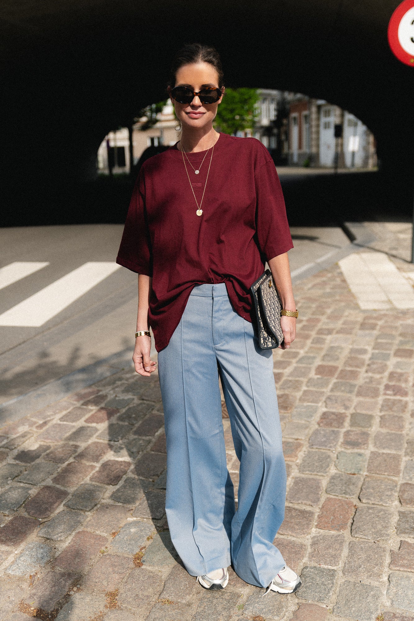 GZWendi HW pants dusty blue – Les Jumelles