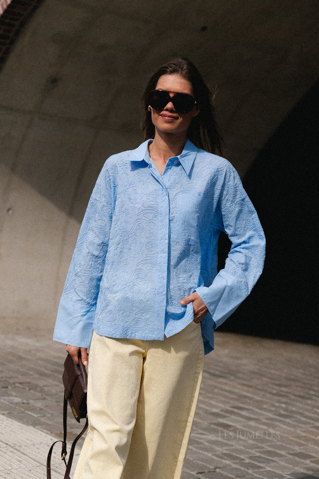 ROUEmma LS oversized shirt open air