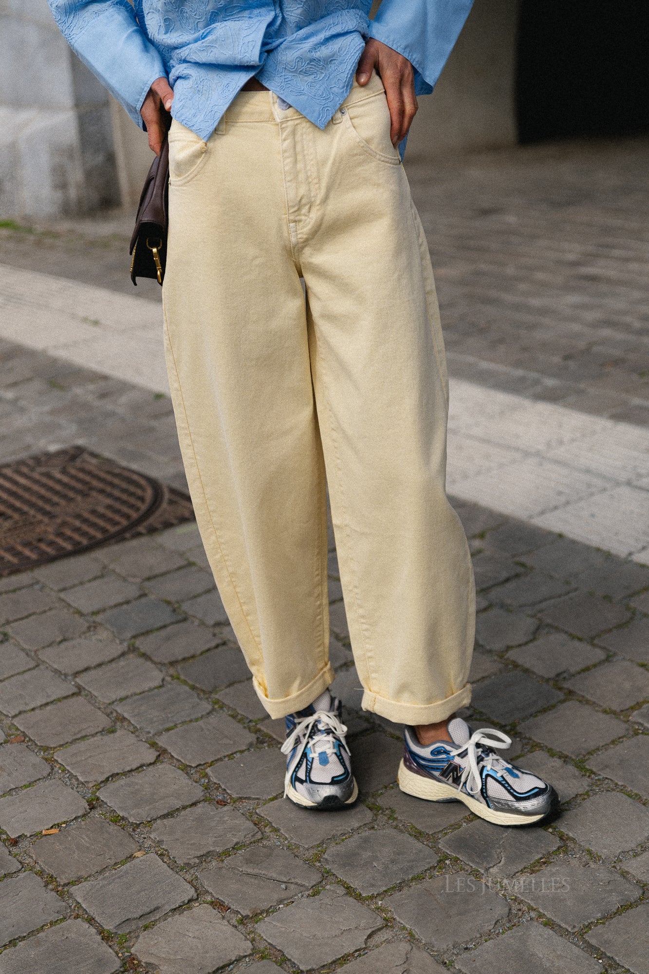 Maurelle balloon fit jeans butter yellow